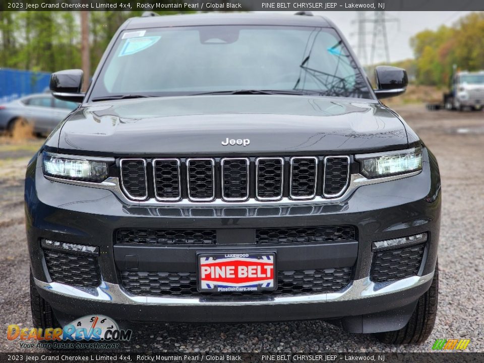 2023 Jeep Grand Cherokee L Limited 4x4 Rocky Mountain Pearl / Global Black Photo #2