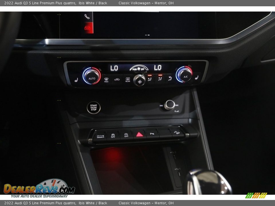 Controls of 2022 Audi Q3 S Line Premium Plus quattro Photo #17