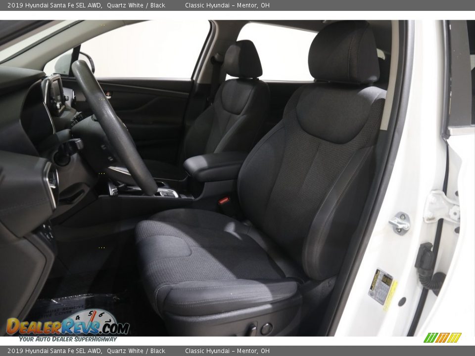 2019 Hyundai Santa Fe SEL AWD Quartz White / Black Photo #5