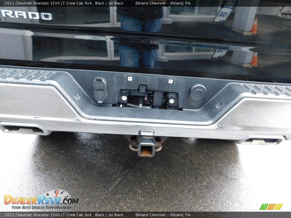 2021 Chevrolet Silverado 1500 LT Crew Cab 4x4 Black / Jet Black Photo #16