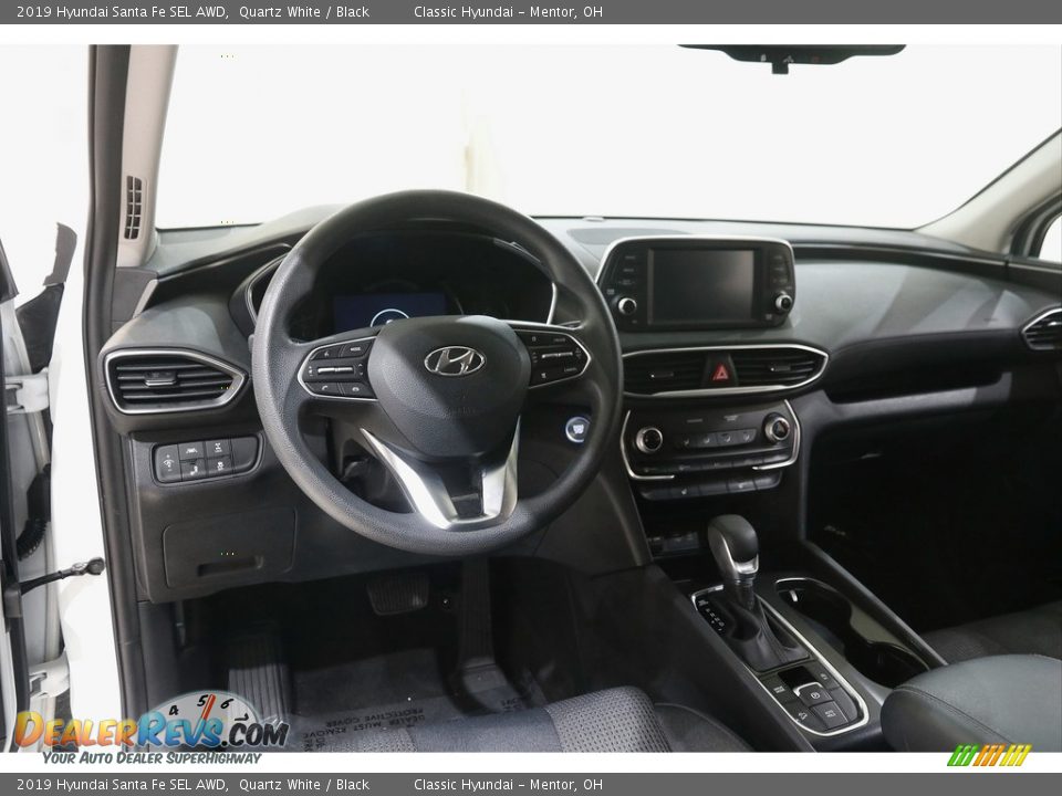 2019 Hyundai Santa Fe SEL AWD Quartz White / Black Photo #6