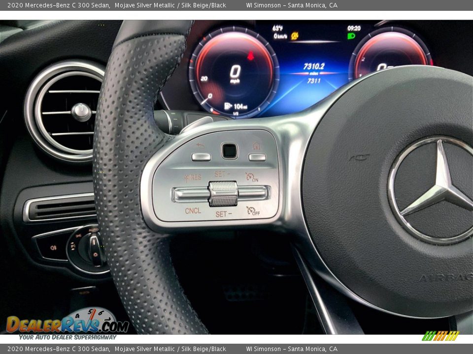 2020 Mercedes-Benz C 300 Sedan Mojave Silver Metallic / Silk Beige/Black Photo #21