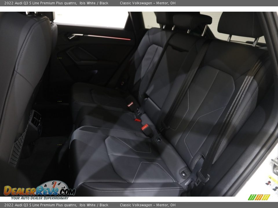Rear Seat of 2022 Audi Q3 S Line Premium Plus quattro Photo #21