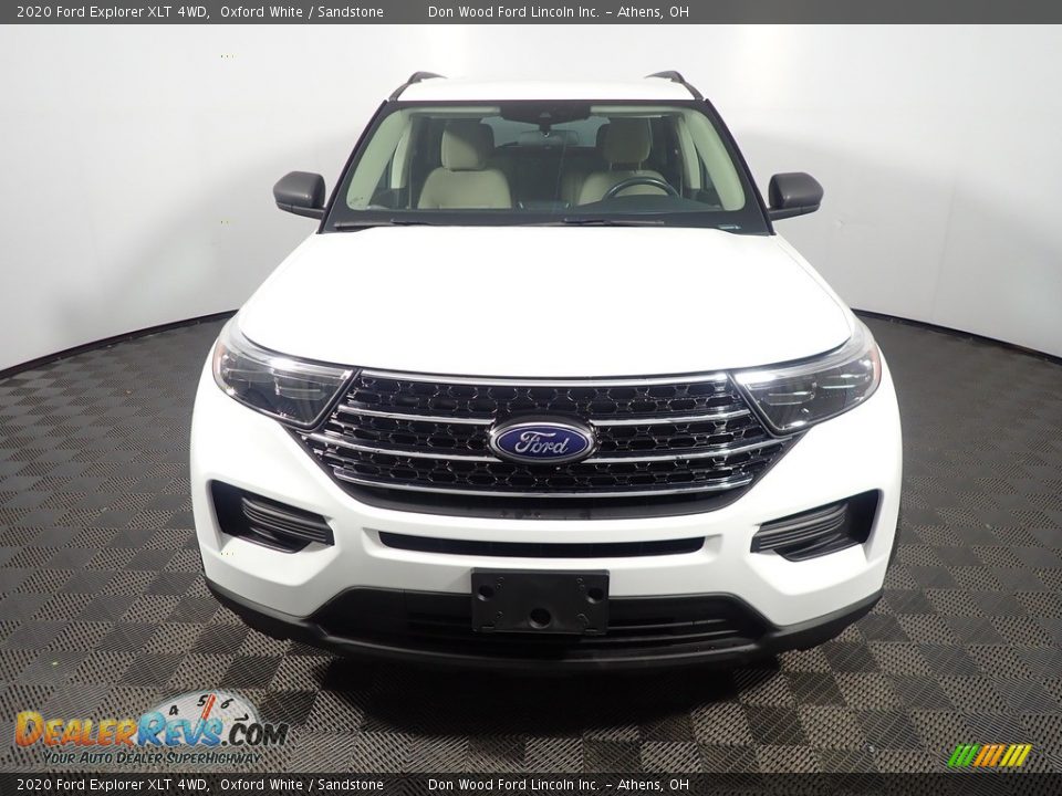 2020 Ford Explorer XLT 4WD Oxford White / Sandstone Photo #5