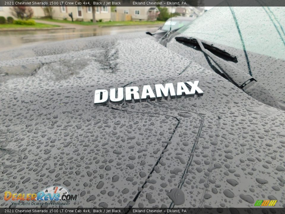 2021 Chevrolet Silverado 1500 LT Crew Cab 4x4 Black / Jet Black Photo #20
