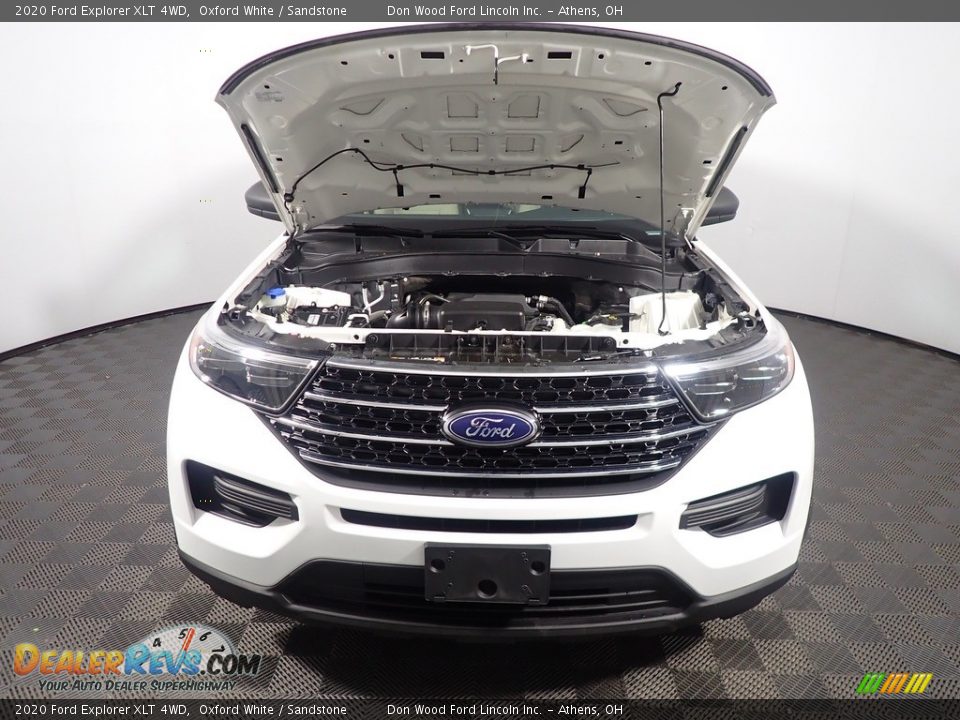 2020 Ford Explorer XLT 4WD Oxford White / Sandstone Photo #6
