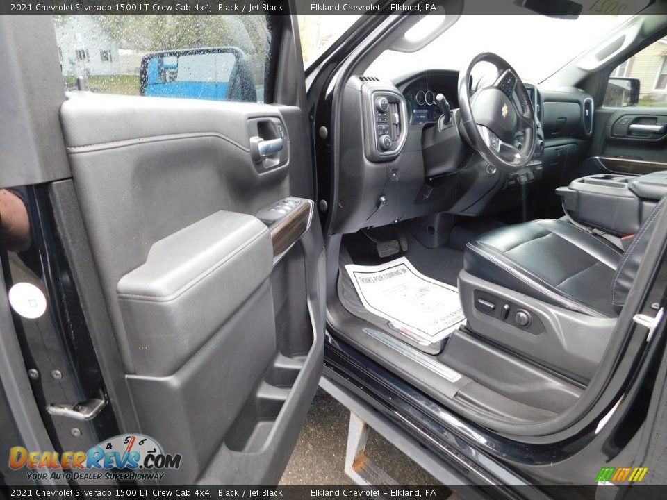 2021 Chevrolet Silverado 1500 LT Crew Cab 4x4 Black / Jet Black Photo #21