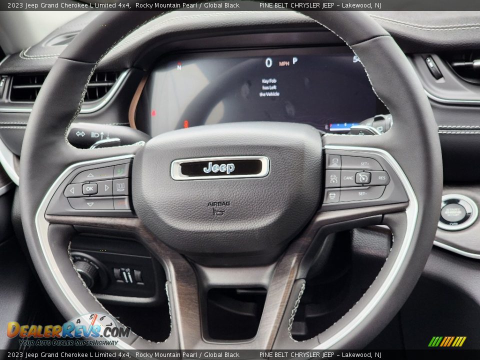 2023 Jeep Grand Cherokee L Limited 4x4 Steering Wheel Photo #9