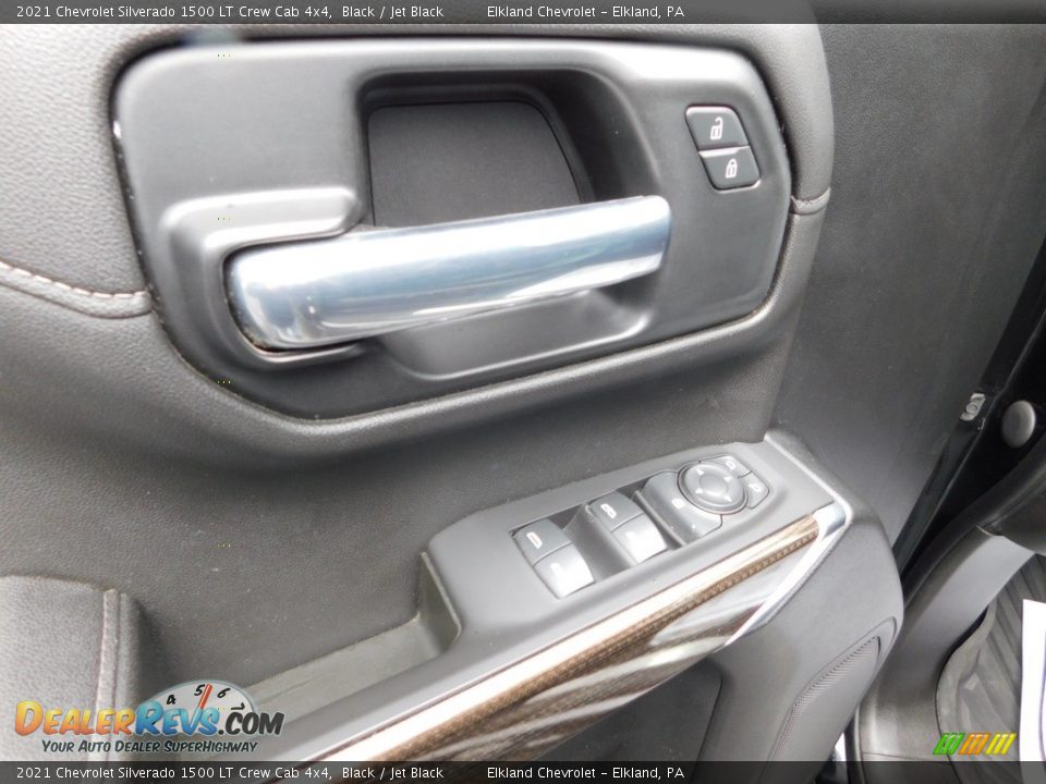 2021 Chevrolet Silverado 1500 LT Crew Cab 4x4 Black / Jet Black Photo #23