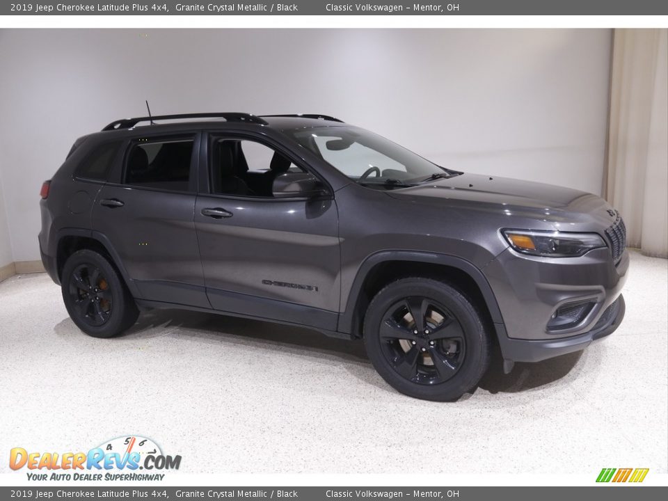 2019 Jeep Cherokee Latitude Plus 4x4 Granite Crystal Metallic / Black Photo #1