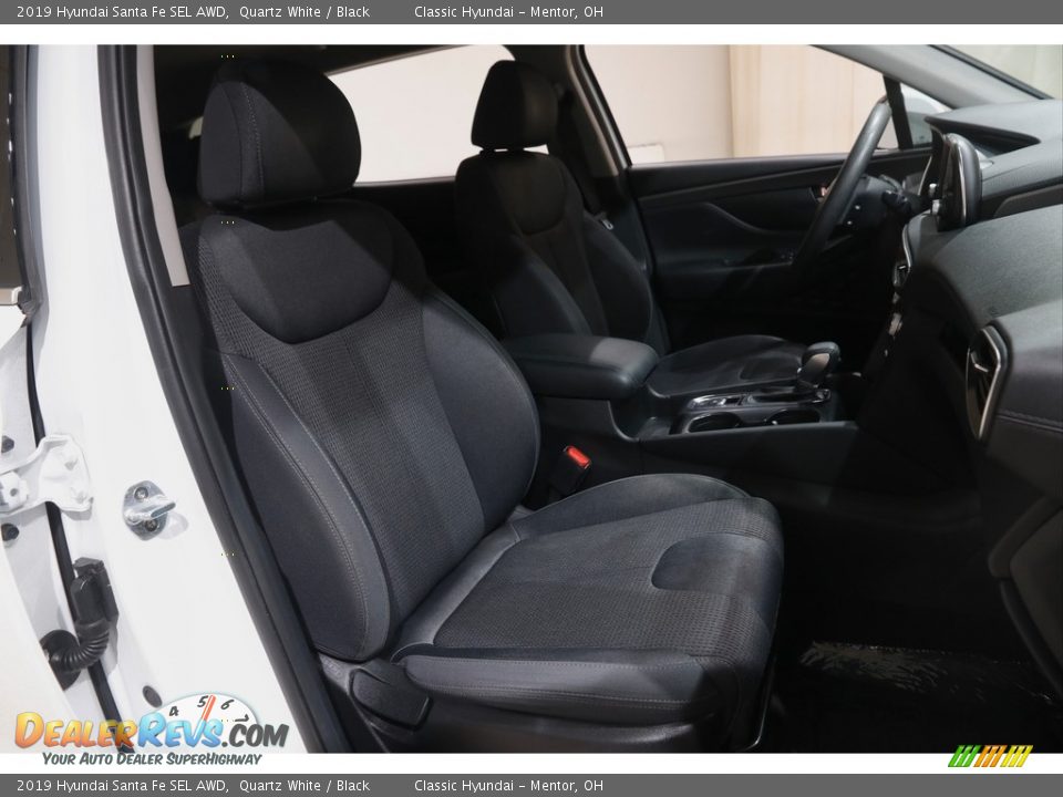 2019 Hyundai Santa Fe SEL AWD Quartz White / Black Photo #14