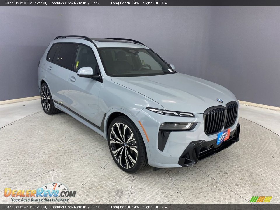 2024 BMW X7 xDrive40i Brooklyn Grey Metallic / Black Photo #27