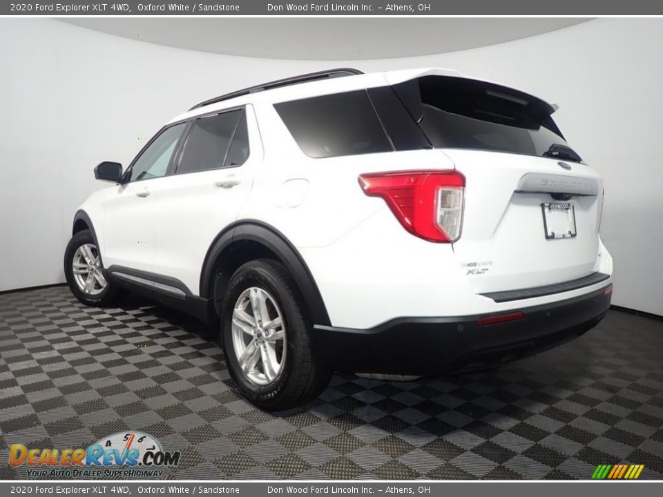 2020 Ford Explorer XLT 4WD Oxford White / Sandstone Photo #11