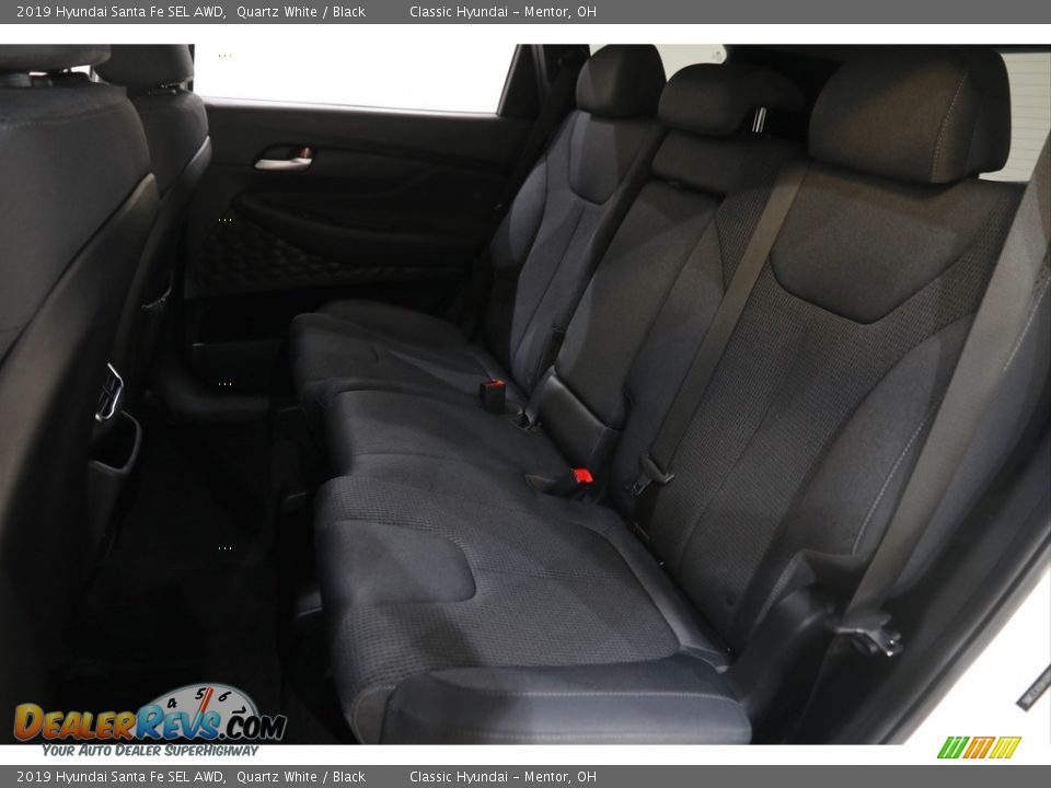 2019 Hyundai Santa Fe SEL AWD Quartz White / Black Photo #16