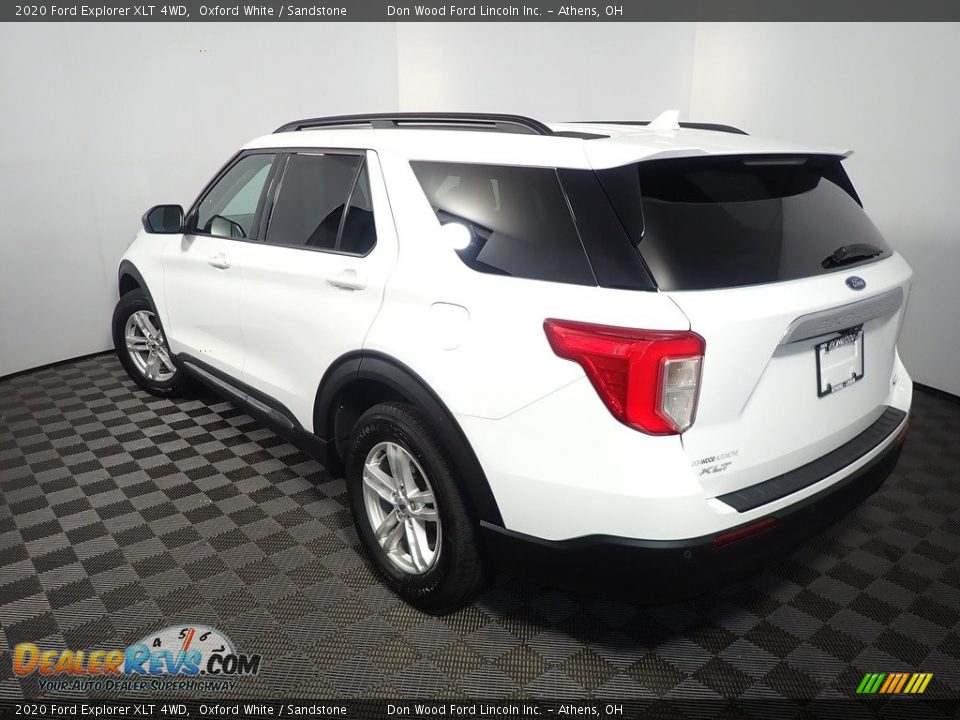 2020 Ford Explorer XLT 4WD Oxford White / Sandstone Photo #12