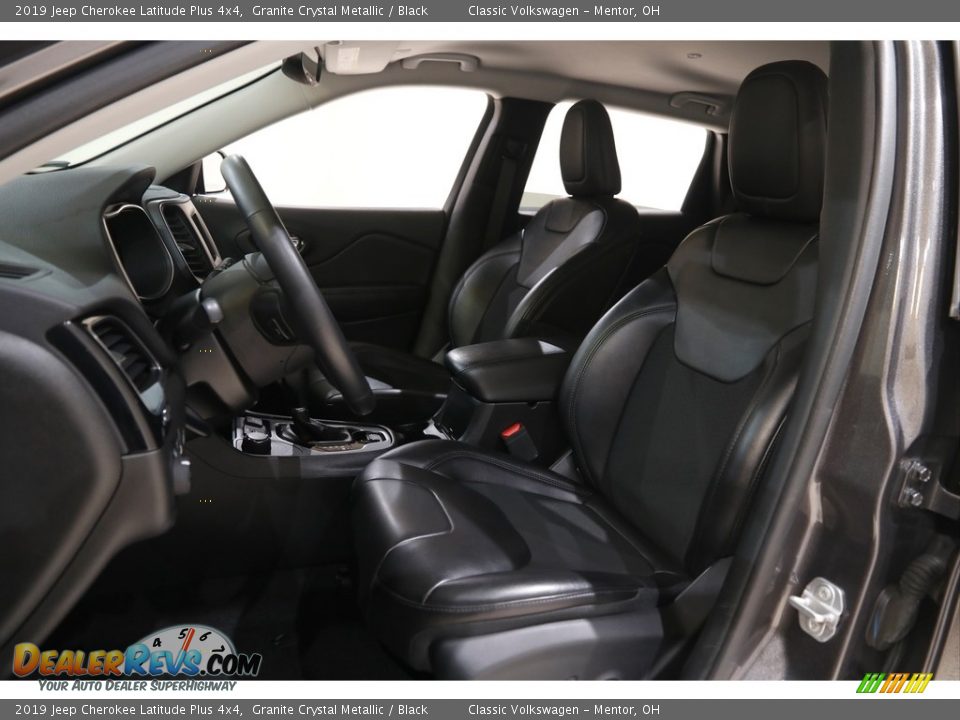 2019 Jeep Cherokee Latitude Plus 4x4 Granite Crystal Metallic / Black Photo #5