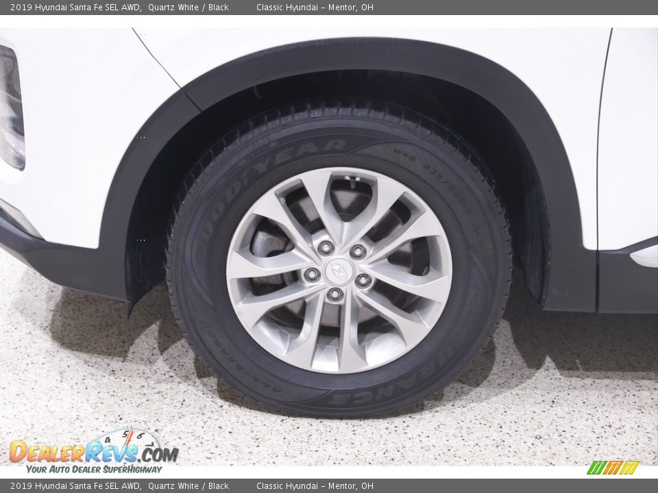 2019 Hyundai Santa Fe SEL AWD Quartz White / Black Photo #19