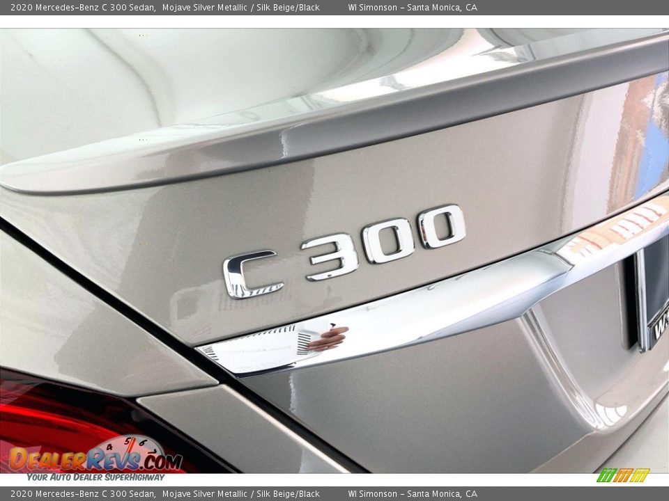 2020 Mercedes-Benz C 300 Sedan Mojave Silver Metallic / Silk Beige/Black Photo #31