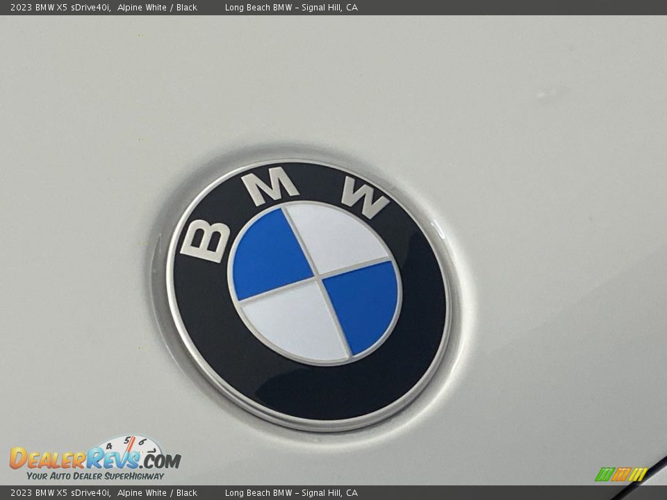 2023 BMW X5 sDrive40i Alpine White / Black Photo #5