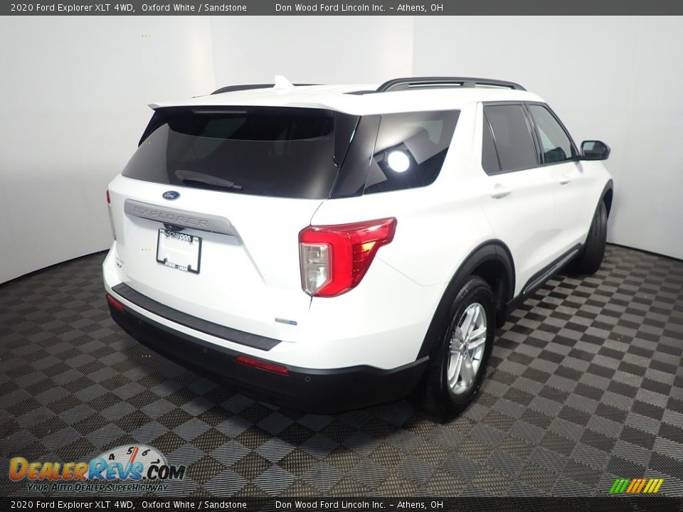 2020 Ford Explorer XLT 4WD Oxford White / Sandstone Photo #18