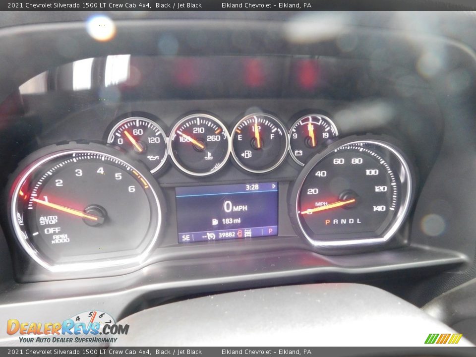 2021 Chevrolet Silverado 1500 LT Crew Cab 4x4 Black / Jet Black Photo #31