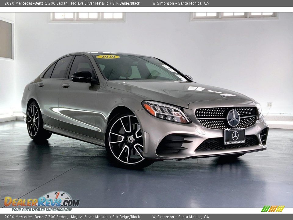 2020 Mercedes-Benz C 300 Sedan Mojave Silver Metallic / Silk Beige/Black Photo #34