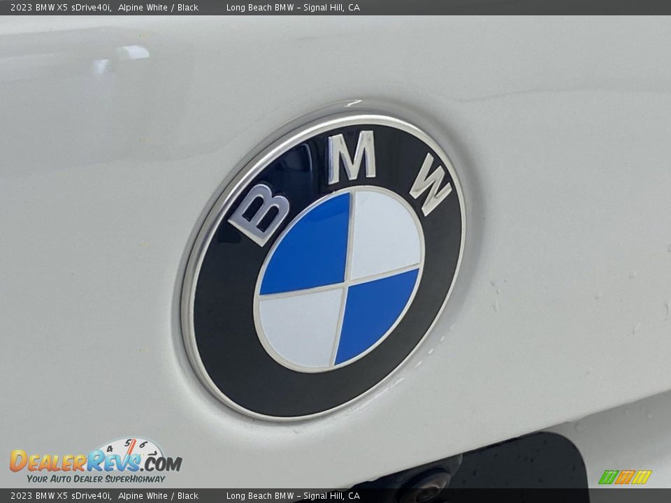 2023 BMW X5 sDrive40i Alpine White / Black Photo #7