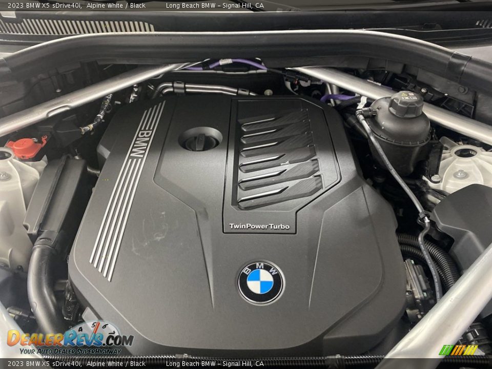 2023 BMW X5 sDrive40i Alpine White / Black Photo #9