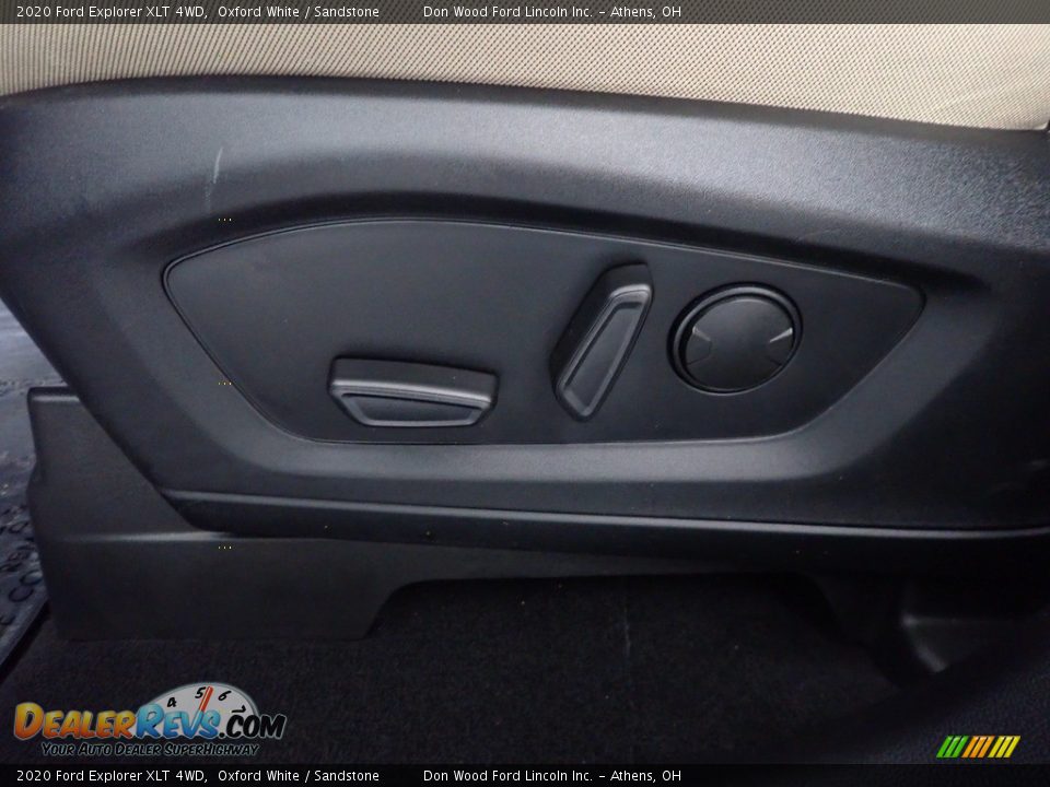 2020 Ford Explorer XLT 4WD Oxford White / Sandstone Photo #23