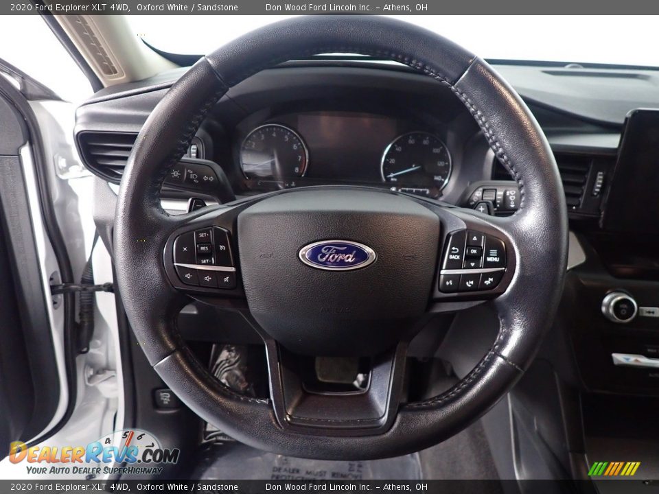 2020 Ford Explorer XLT 4WD Oxford White / Sandstone Photo #27