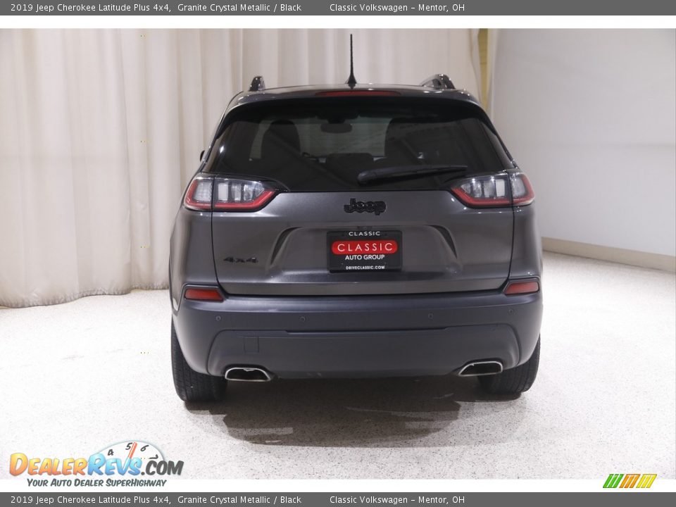 2019 Jeep Cherokee Latitude Plus 4x4 Granite Crystal Metallic / Black Photo #20