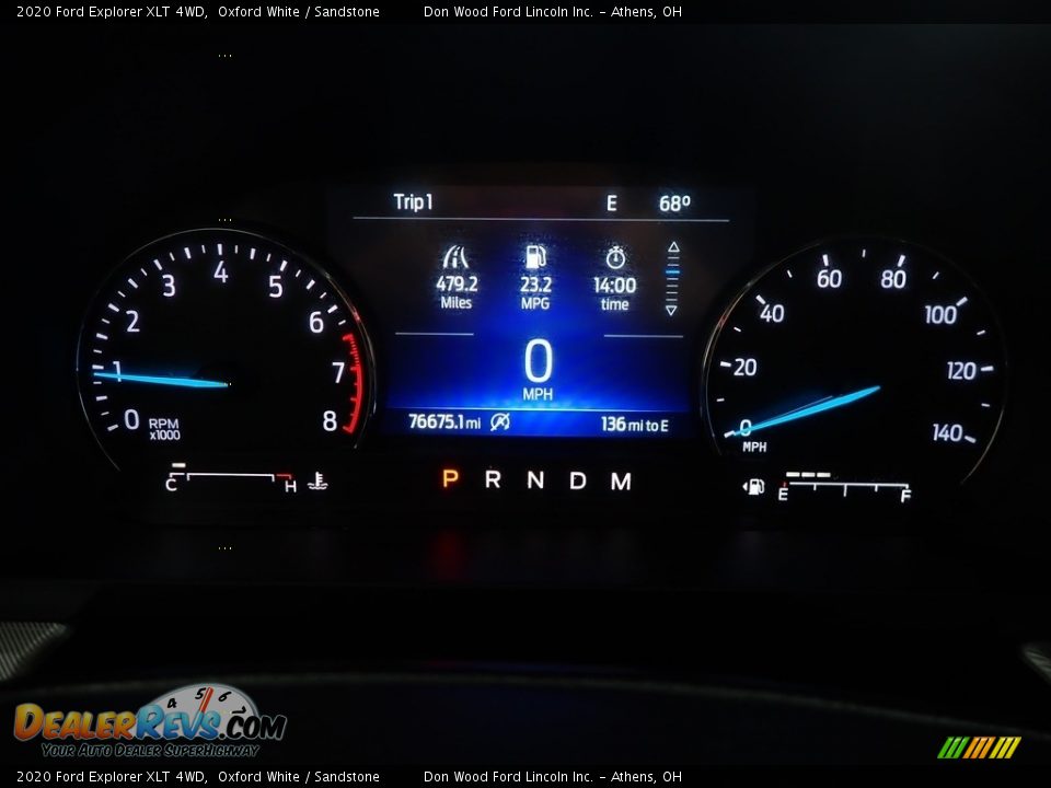 2020 Ford Explorer XLT 4WD Oxford White / Sandstone Photo #28