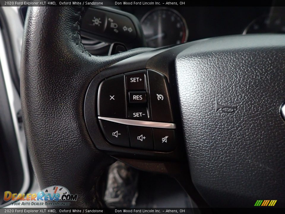 2020 Ford Explorer XLT 4WD Oxford White / Sandstone Photo #29
