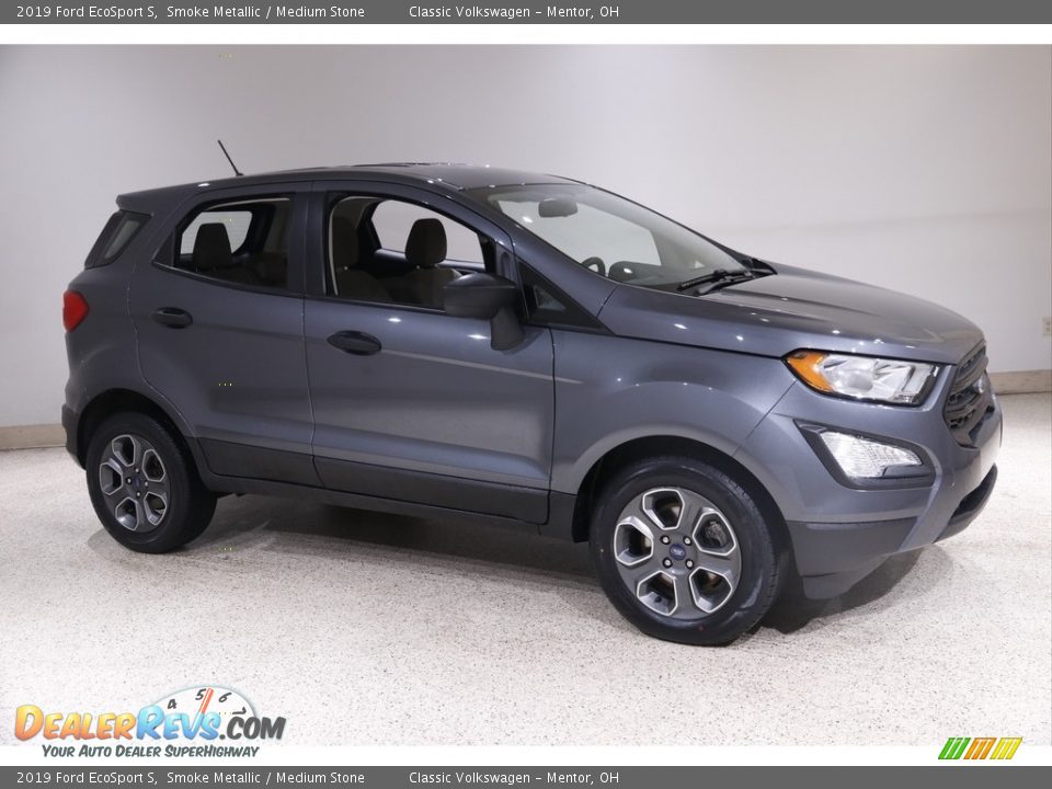 2019 Ford EcoSport S Smoke Metallic / Medium Stone Photo #1