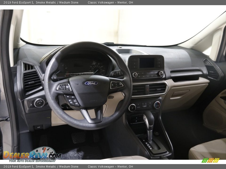 2019 Ford EcoSport S Smoke Metallic / Medium Stone Photo #6
