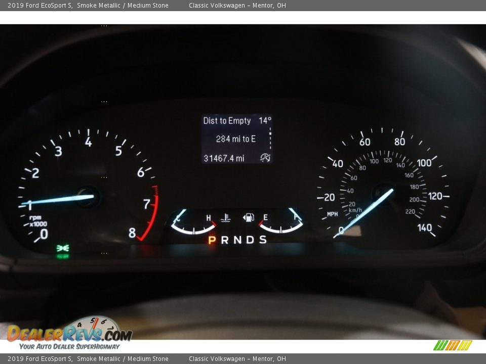 2019 Ford EcoSport S Smoke Metallic / Medium Stone Photo #8