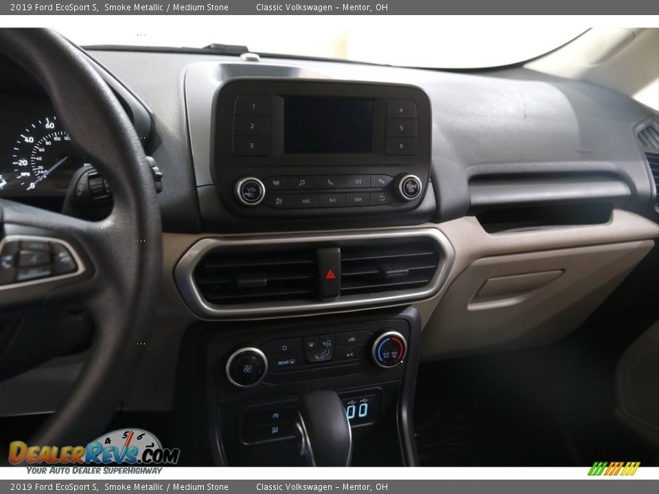 2019 Ford EcoSport S Smoke Metallic / Medium Stone Photo #9