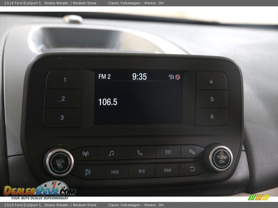 2019 Ford EcoSport S Smoke Metallic / Medium Stone Photo #10