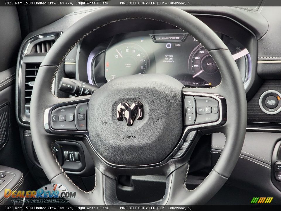 2023 Ram 1500 Limited Crew Cab 4x4 Steering Wheel Photo #7