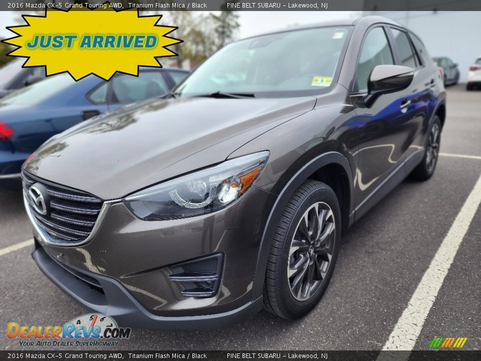 2016 Mazda CX-5 Grand Touring AWD Titanium Flash Mica / Black Photo #1