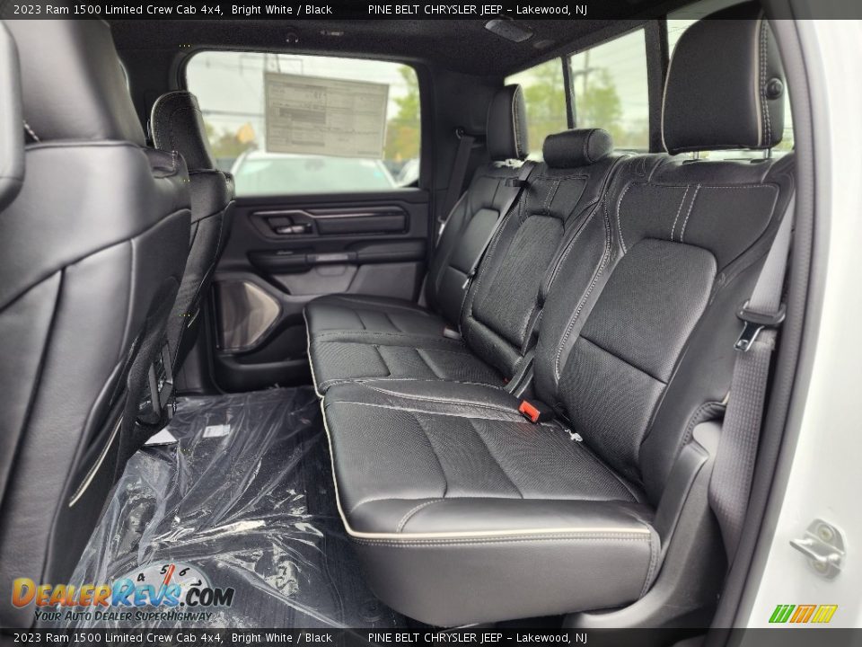Rear Seat of 2023 Ram 1500 Limited Crew Cab 4x4 Photo #9