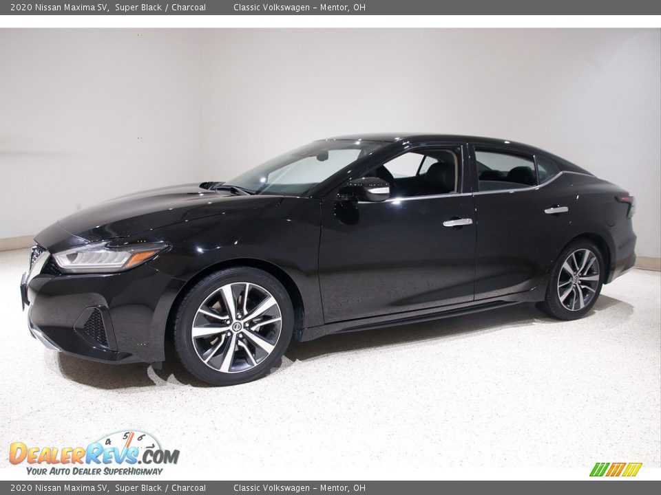2020 Nissan Maxima SV Super Black / Charcoal Photo #3