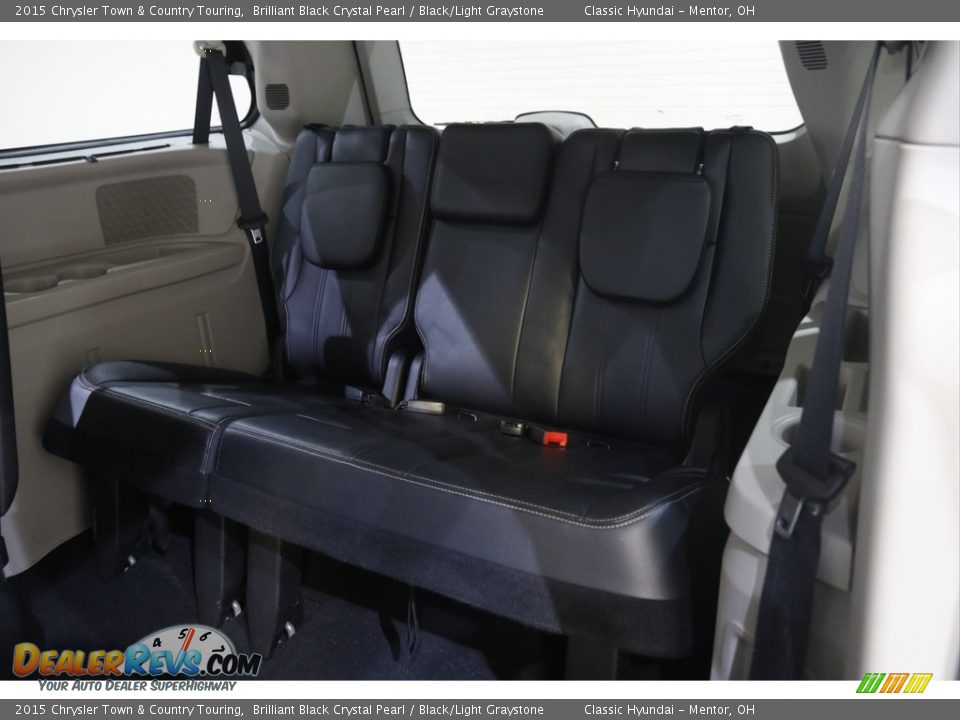 2015 Chrysler Town & Country Touring Brilliant Black Crystal Pearl / Black/Light Graystone Photo #20