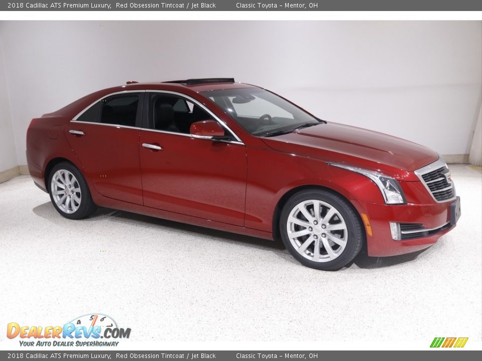 Red Obsession Tintcoat 2018 Cadillac ATS Premium Luxury Photo #1