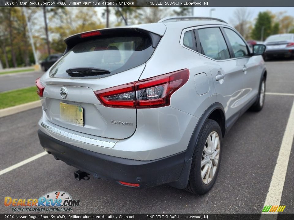 2020 Nissan Rogue Sport SV AWD Brilliant Aluminum Metallic / Charcoal Photo #3