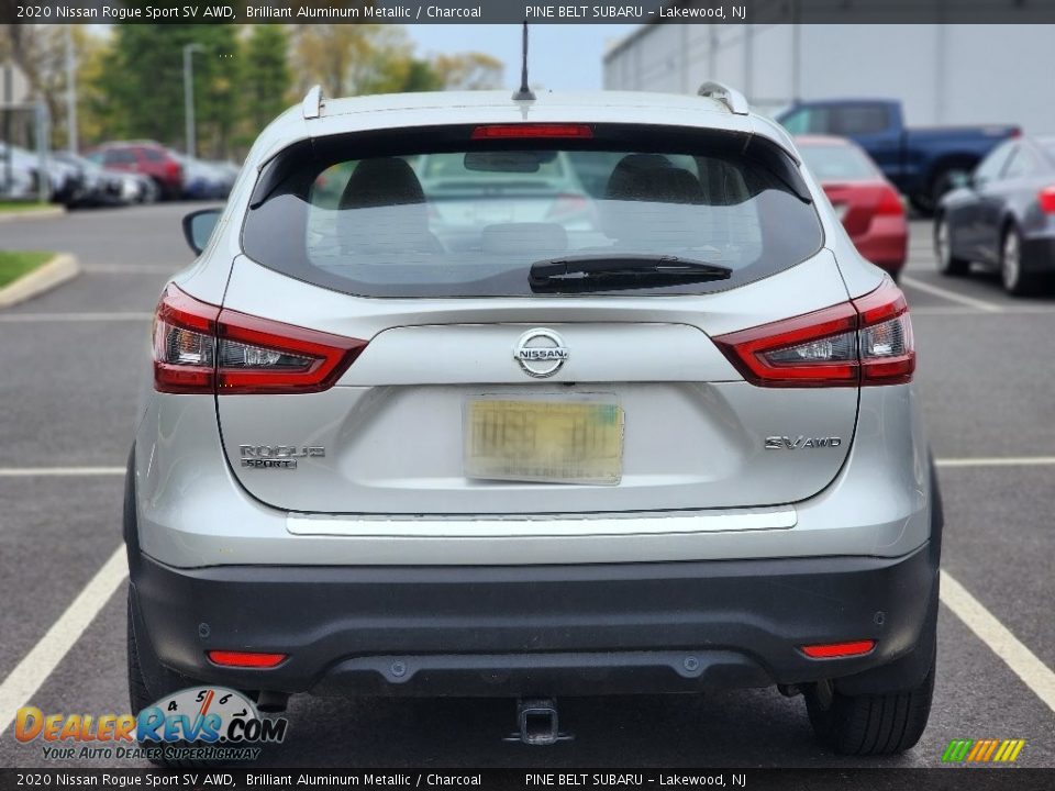 2020 Nissan Rogue Sport SV AWD Brilliant Aluminum Metallic / Charcoal Photo #4