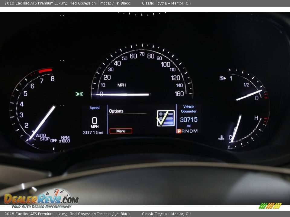 2018 Cadillac ATS Premium Luxury Gauges Photo #8