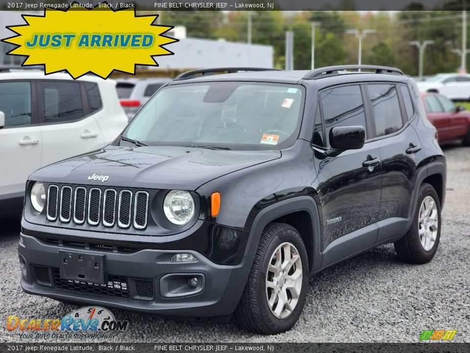 2017 Jeep Renegade Latitude Black / Black Photo #1