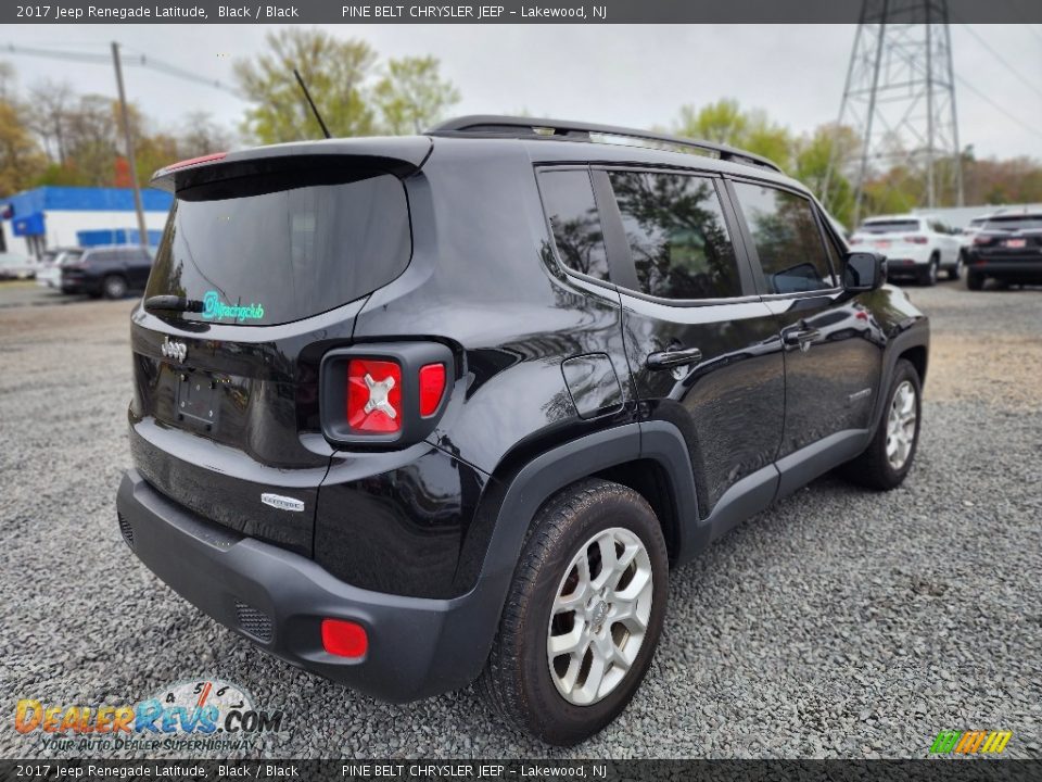 2017 Jeep Renegade Latitude Black / Black Photo #3