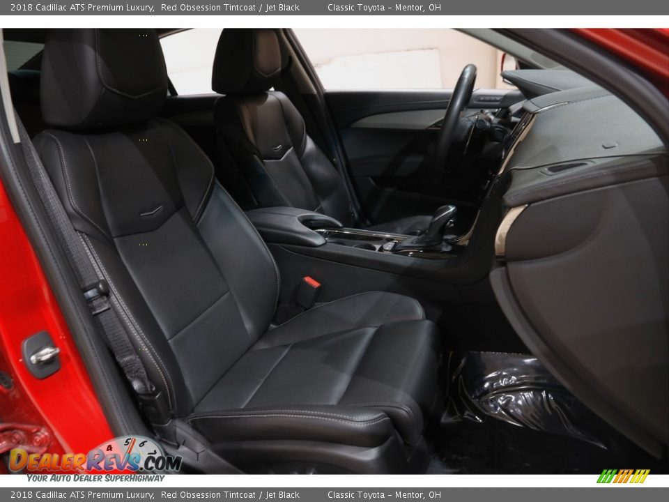Jet Black Interior - 2018 Cadillac ATS Premium Luxury Photo #16